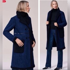 ZARA Faux Shearling Coat (XS) NWOT